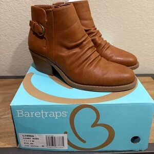 BareTraps Women's Brown Ankle Booties